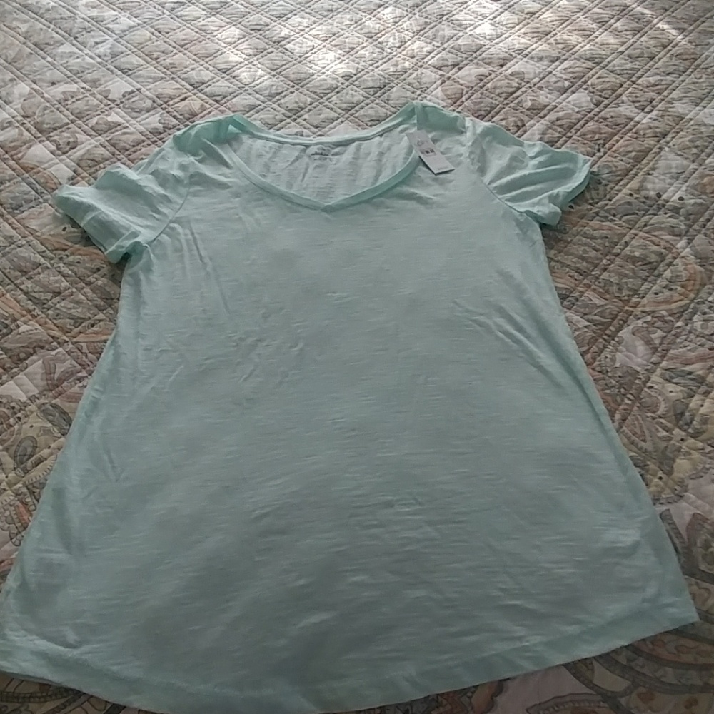 Short sleeve t shirt mint green